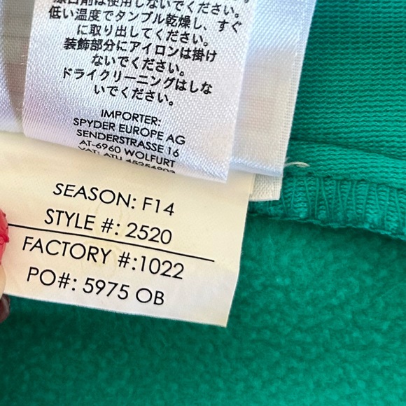 SPYDER WOMENS TURQUOISE ESSENTIAL JACKET SIZE SMALL - Picture 13 of 14